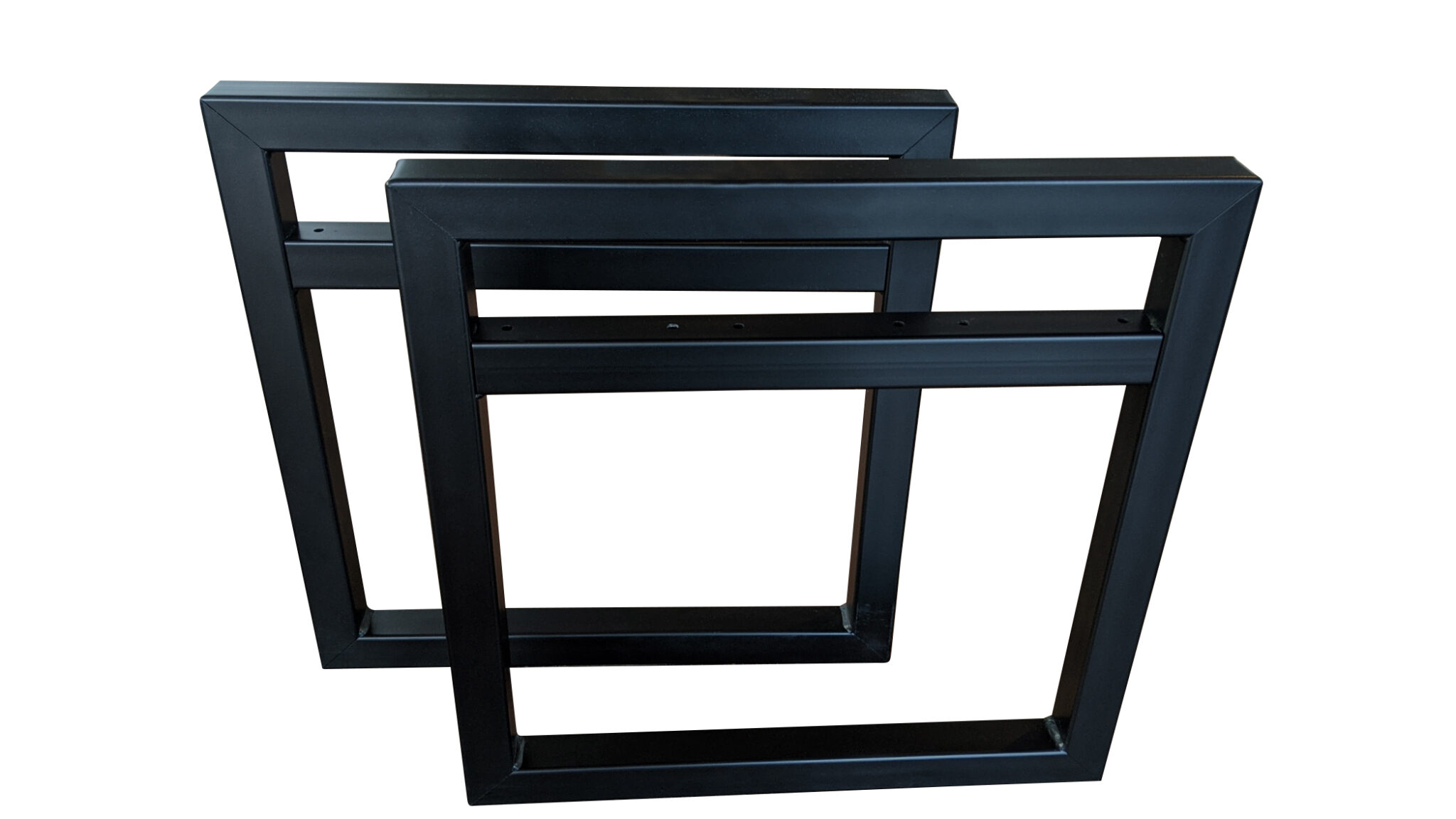 Pieds Cube Noir – Paquet de 2