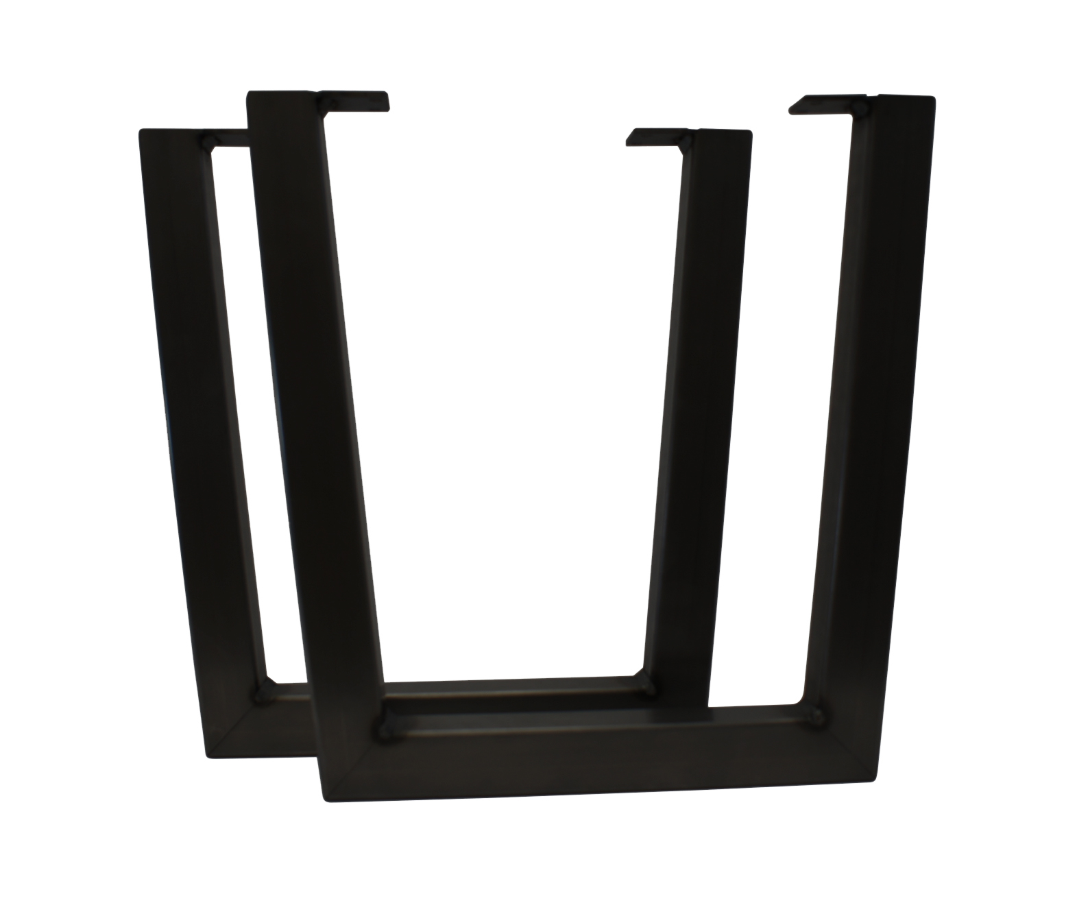 Pieds en acier V-Style – Noir – Paquet de 2